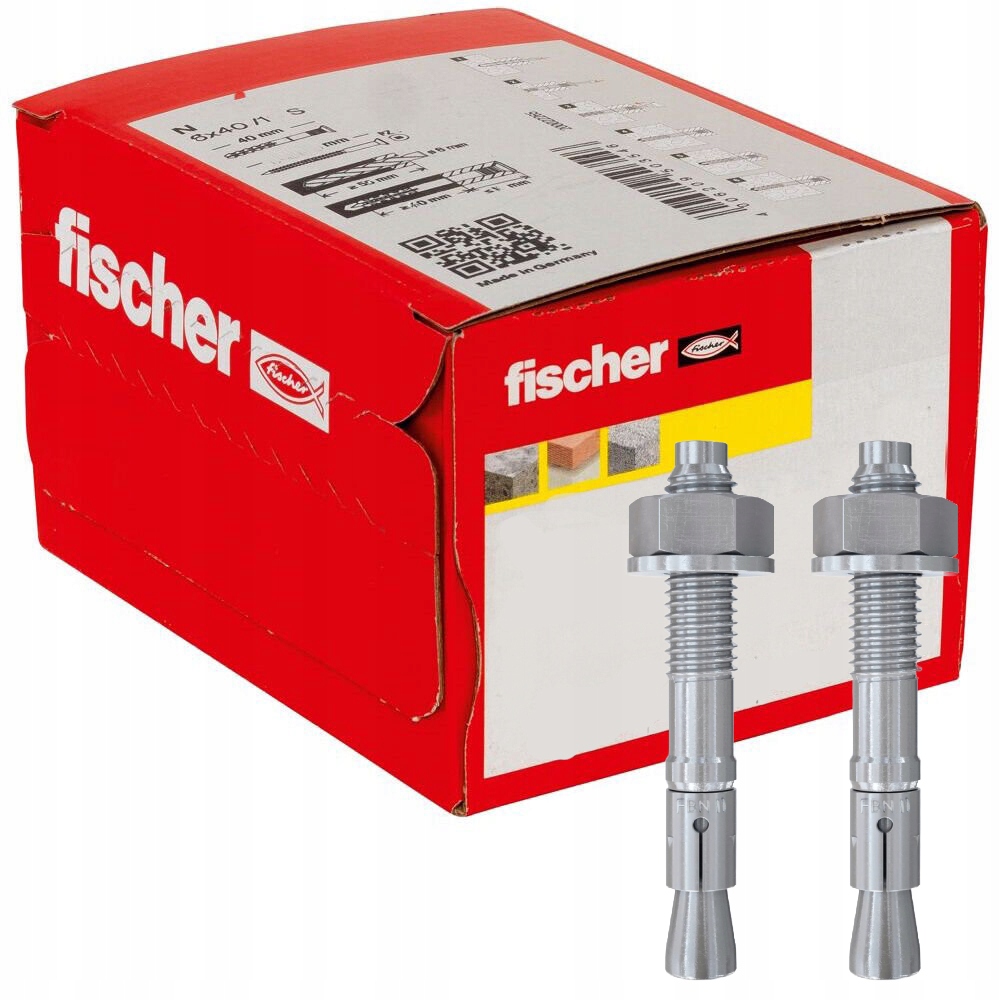 Fischer Kotva čepová Fbn II 16/25 K pozink galvanická 10 Ks