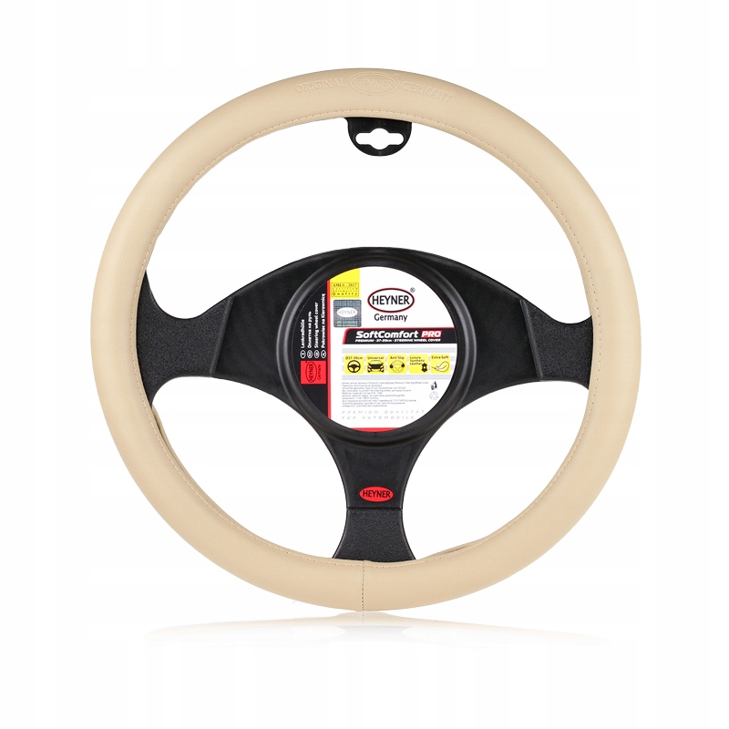

Pokrowiec na kierownicę Heyner 37-39 cm Beżowy