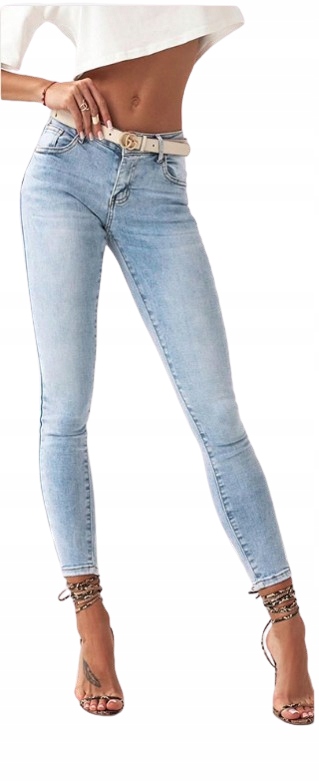 SPODNIE JEANSY DAMSKIE JEANSOWE ELASTYCZNE dopasowane SEKSOWNE Marka inna