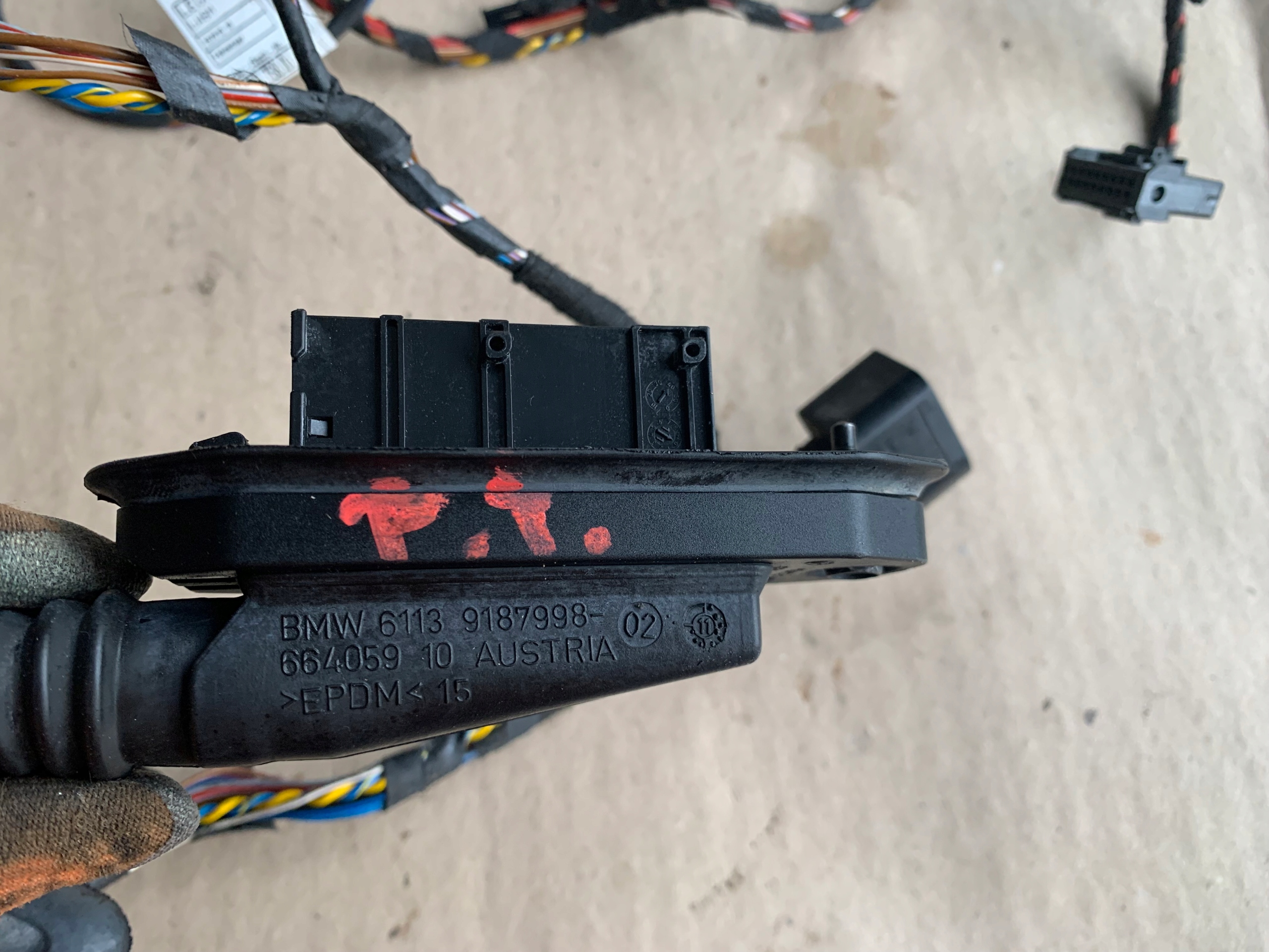 BMW E70 E71 Câblage Portière Droite Gauche Arrière
