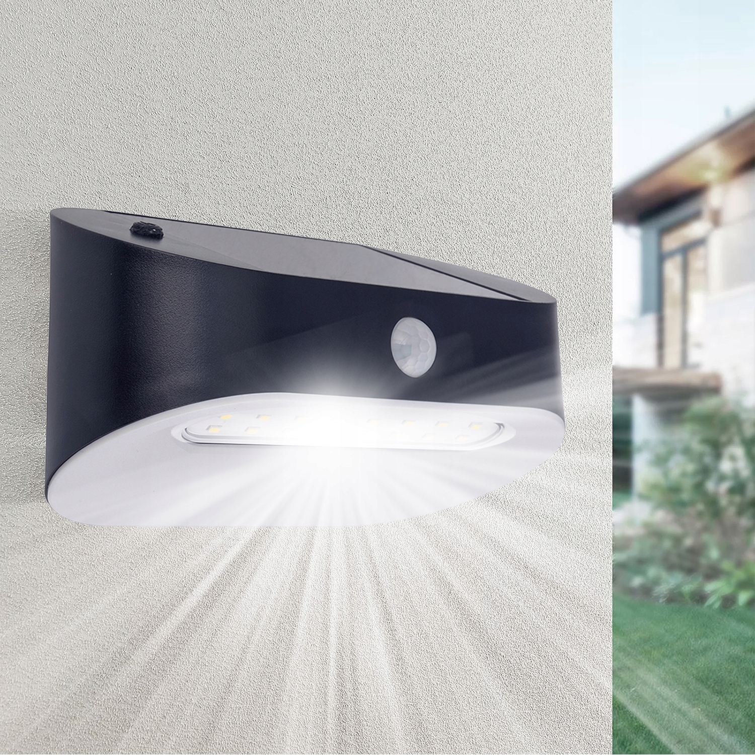 Lampa solarna LED Kinkiet Premium Halogen z czujnikiem ruchu i zmierzchu Kod producenta 5220