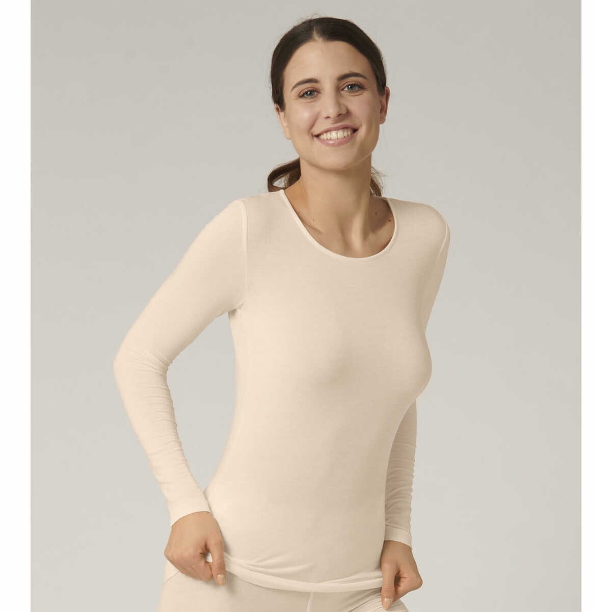 Podprsenka Cosy Long Sleeve Sloggi Ecru XL