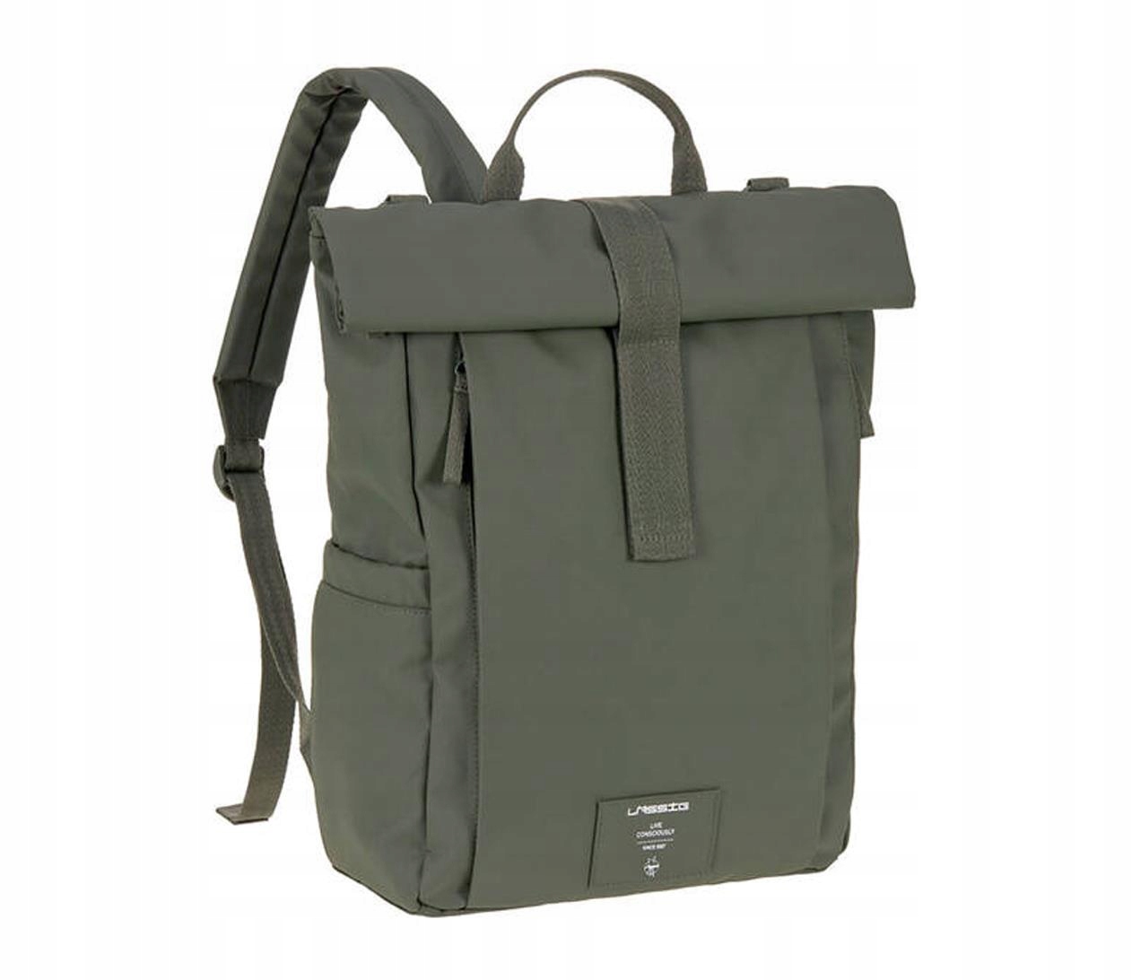 Lässig batoh Rolltop Up zelený batoh