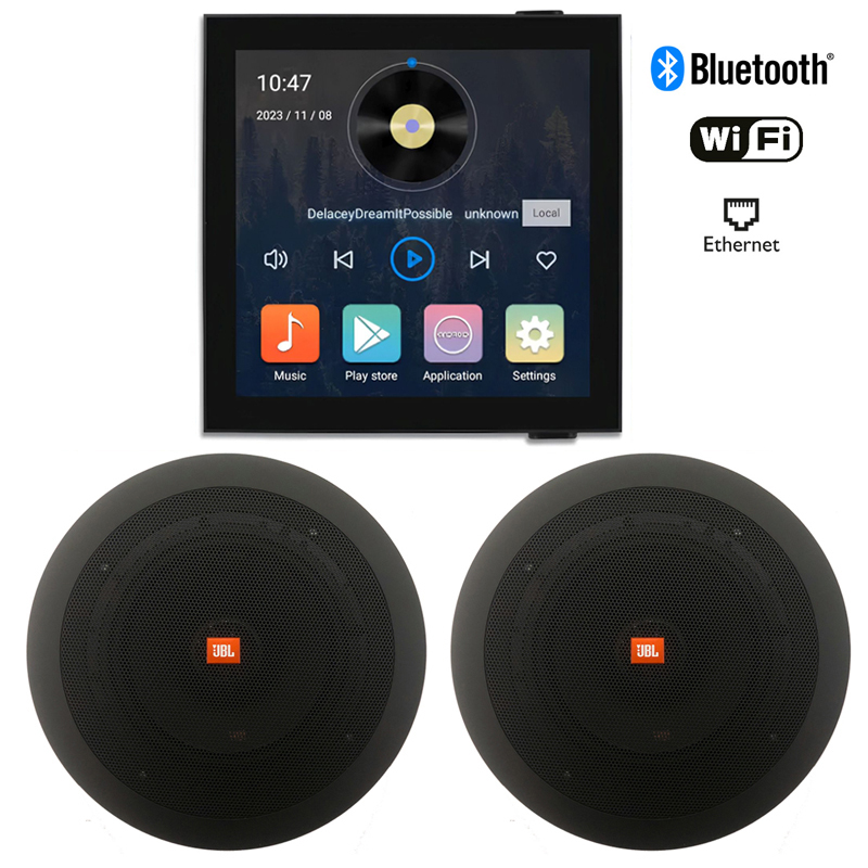 Tl Podomietkové Internetové Rádio Wifi Bt 2 Zóny 2 Reproduktory Jbl Čierne