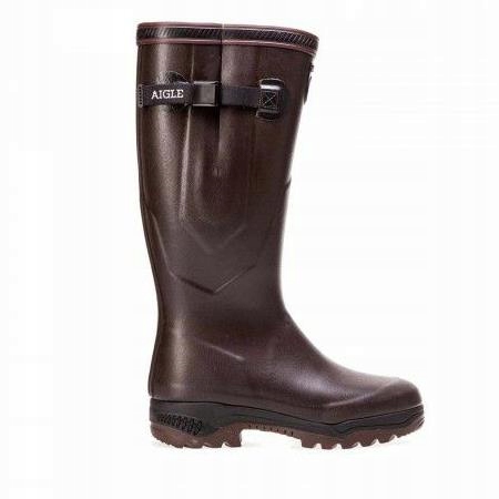 Aigle Hnědé Holínky Do Poloviny Lýtka S Hnědou Podrážkou 37 6DA