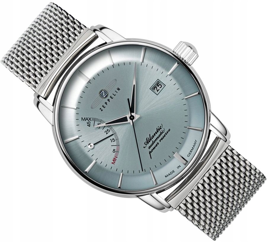 Elegantní Pánské Hodinky Zeppelin 8462M-6 Atlantic Automat Premium 41 mm Box
