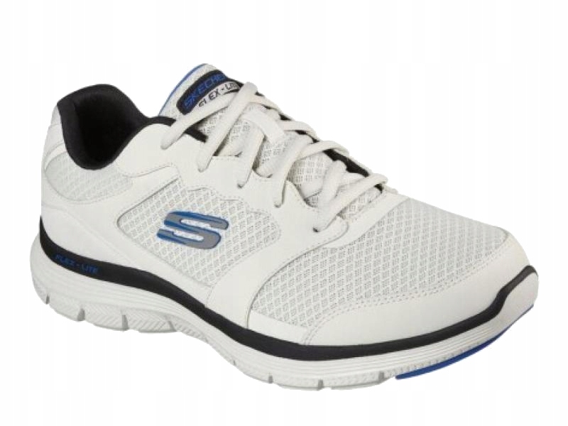 Pánské boty Skechers Flex Advantage 4.0 232225-WBK bílé sportovní 44