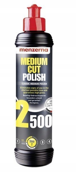 MENZERNA 2500 Medium Cut Polish pasta polerska Rodzaj polerowanie lakieru