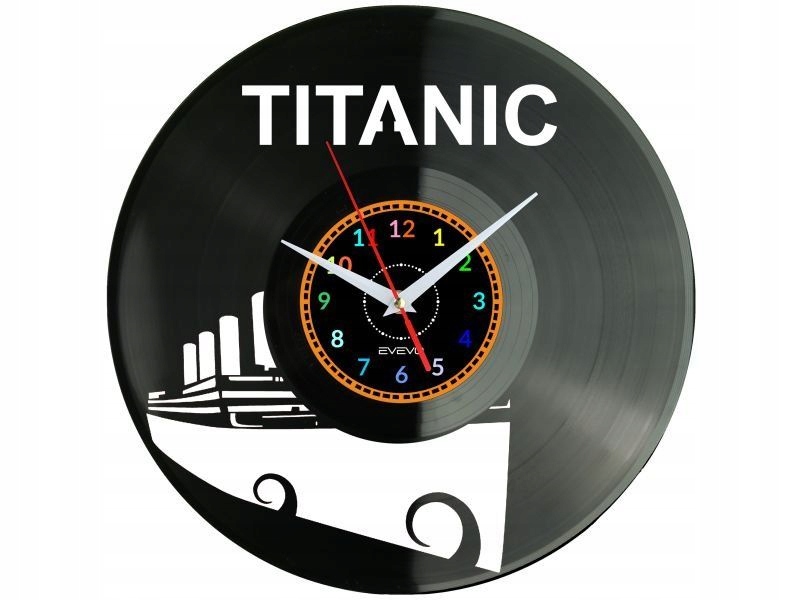 Titanic Nástěnné Hodiny Vinylová Deska Dárek Památka K Narozeninám