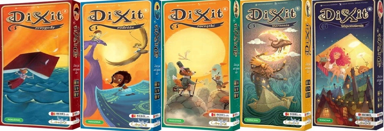 Gra planszowa Dixit 2+3+4+5+6