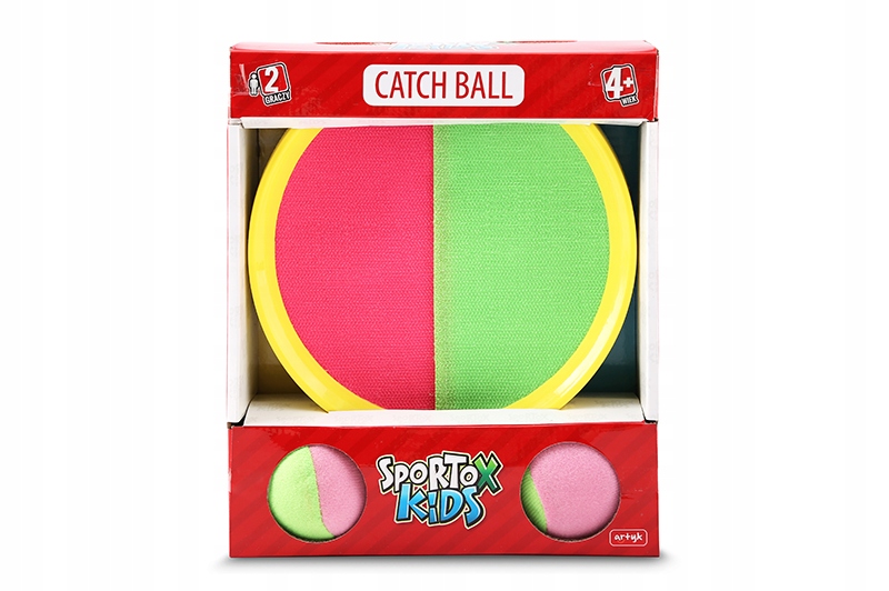 Paletki na RZEP GRA ZRĘCZNOŚCIOWA CATCH BALL Sport i Zabawa Familijna Rodzaj paletki na rzep