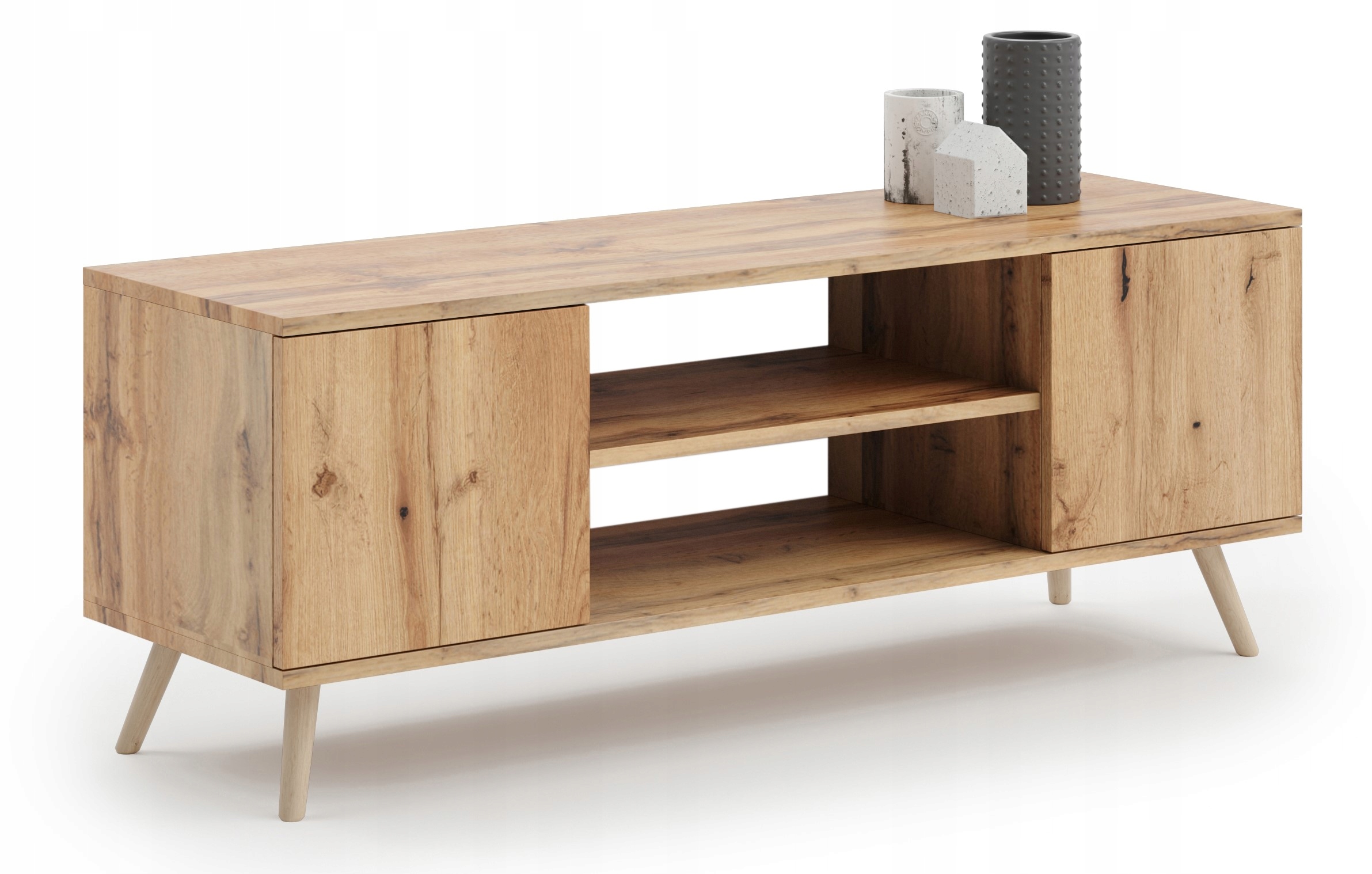 Rtv skříňka Focus Tv stolek Skandinávská komoda 135 cm dub craft