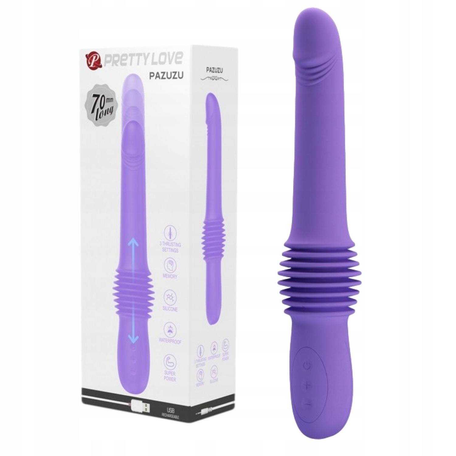 

wibrator z funkcją pulsacji, Usb Pretty Love