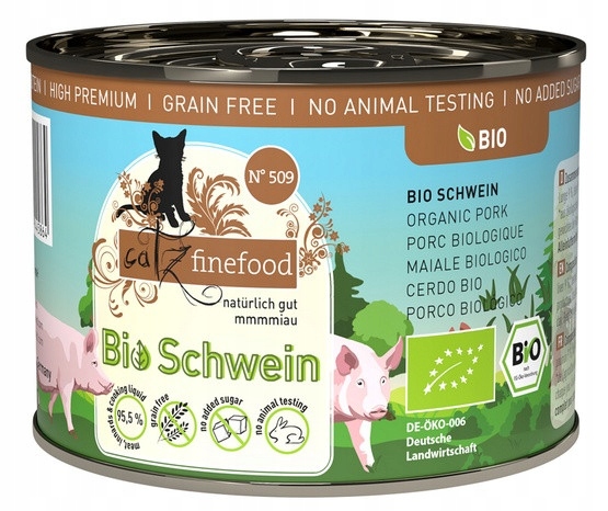 Catz Finefood Bio N.509 Sertéshús konzerv 200g