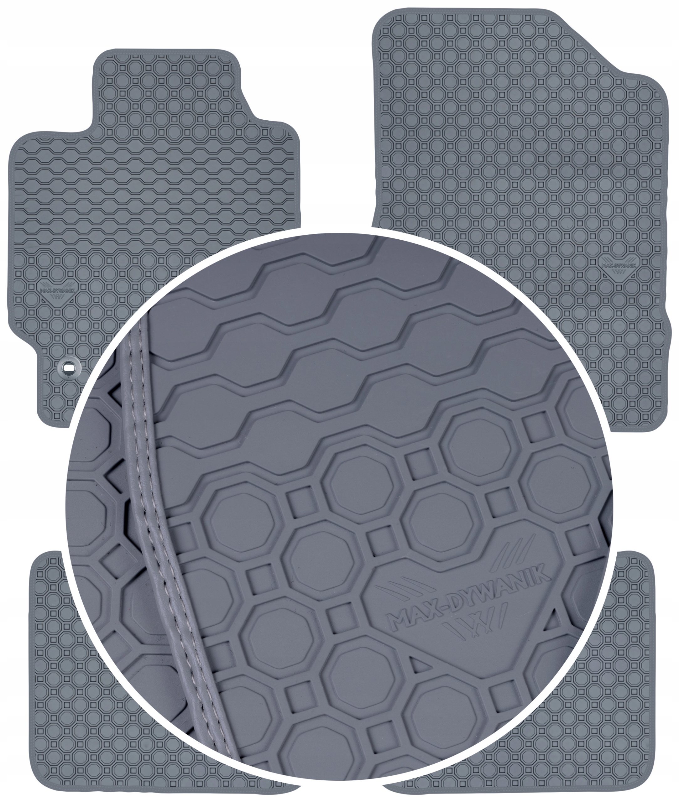 Toyota Camry VII 2006-2011 Koberce Šedé