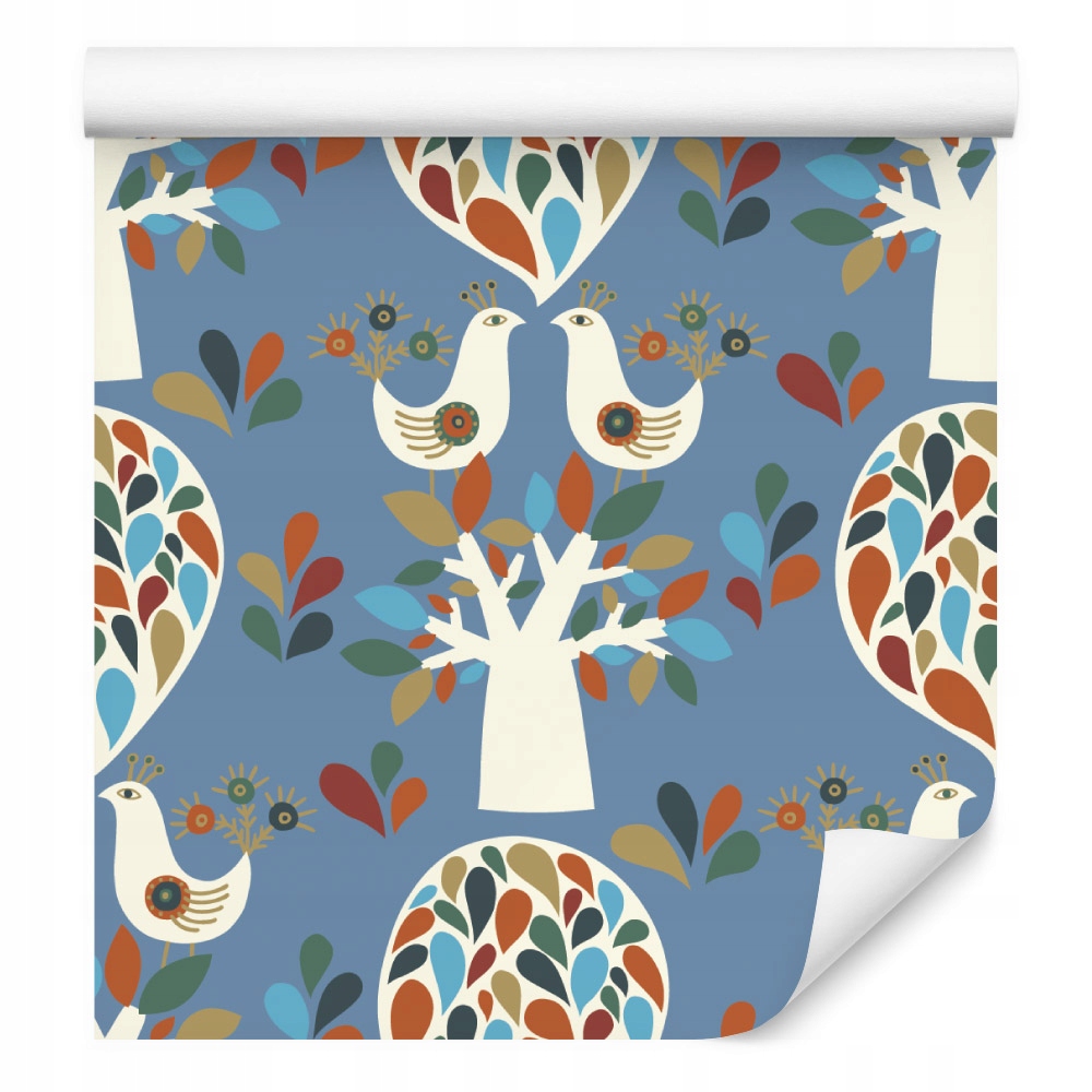 Tapeta stromy příroda listy dětský pokoj