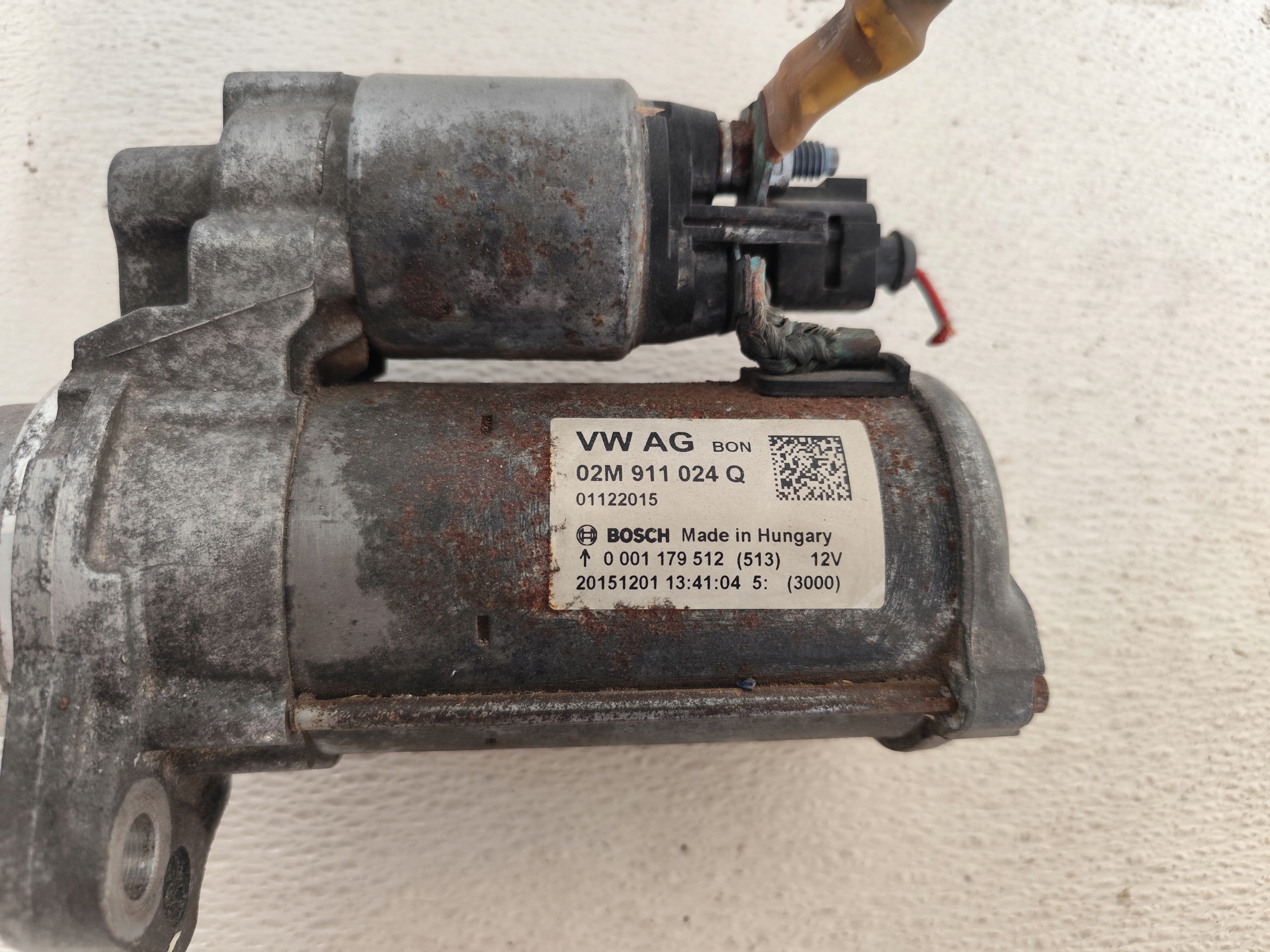 SKODA FABIA III 2015 1.2TSI starter