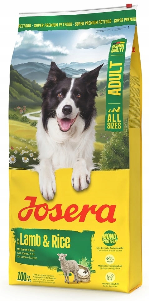 Josera Lamb and Rice Adult 12,5 kg monoproteinové krmivo pro psy