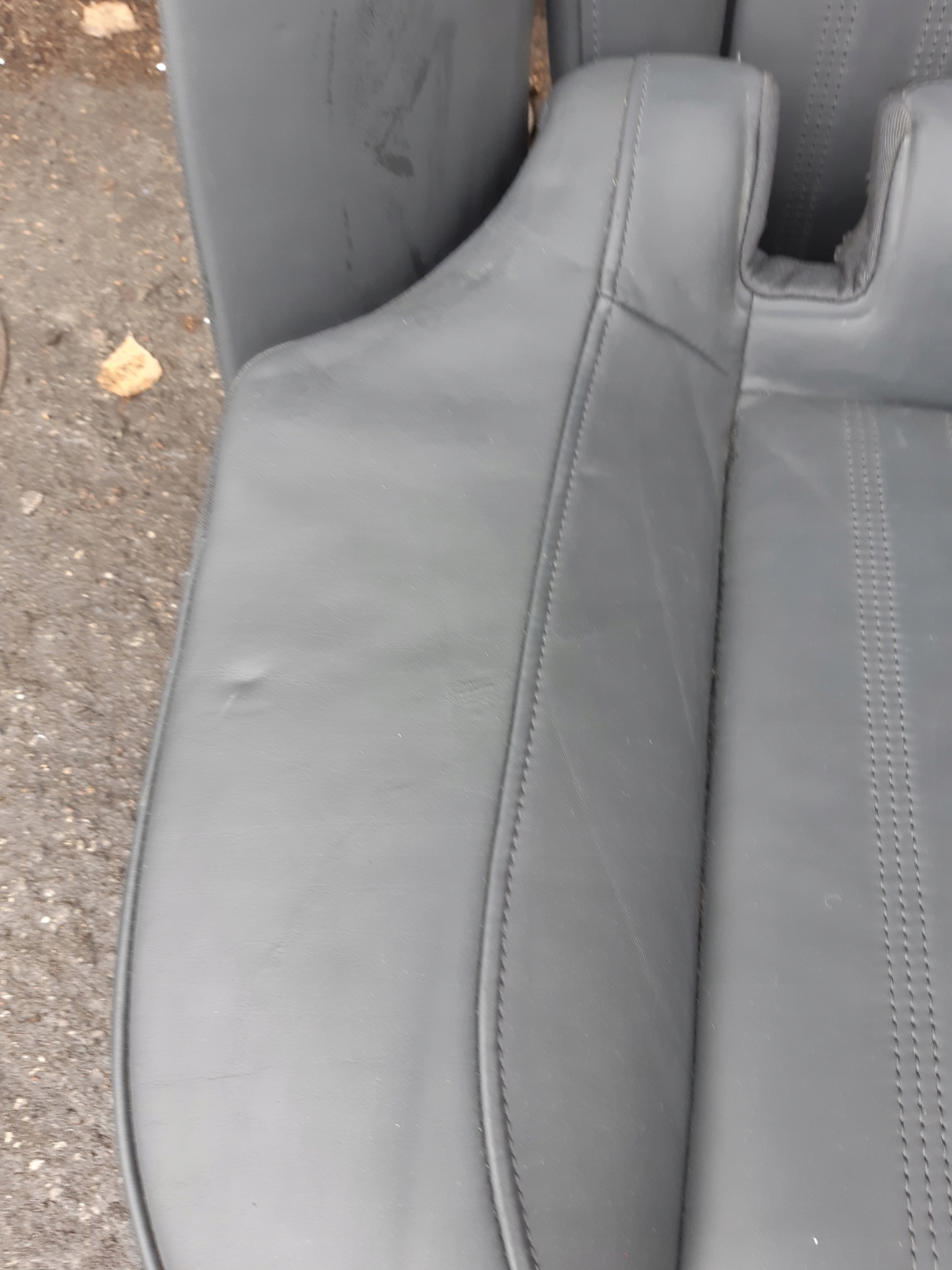AUDI A7 4G S-LINE leather seat rear part