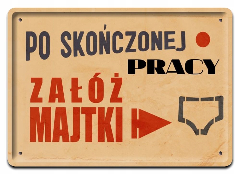 Prl Szyld Plakat Metalowy Obrazek #01066