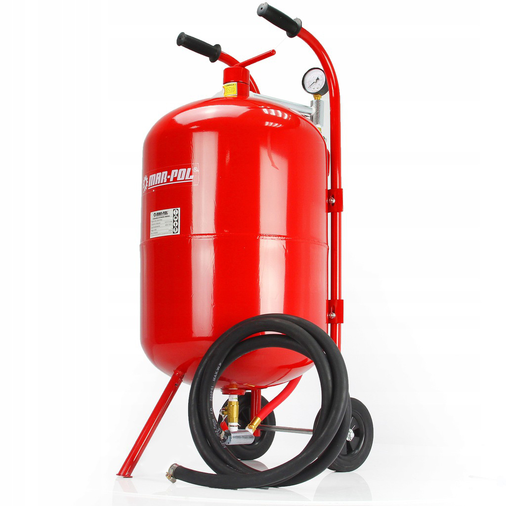 PIASKARKA SYFONOWA DO PIASKOWANIA MOBILNA 76L + PISTOLET +DYSZE +WĄŻ ZESTAW Rodzaj syfonowa