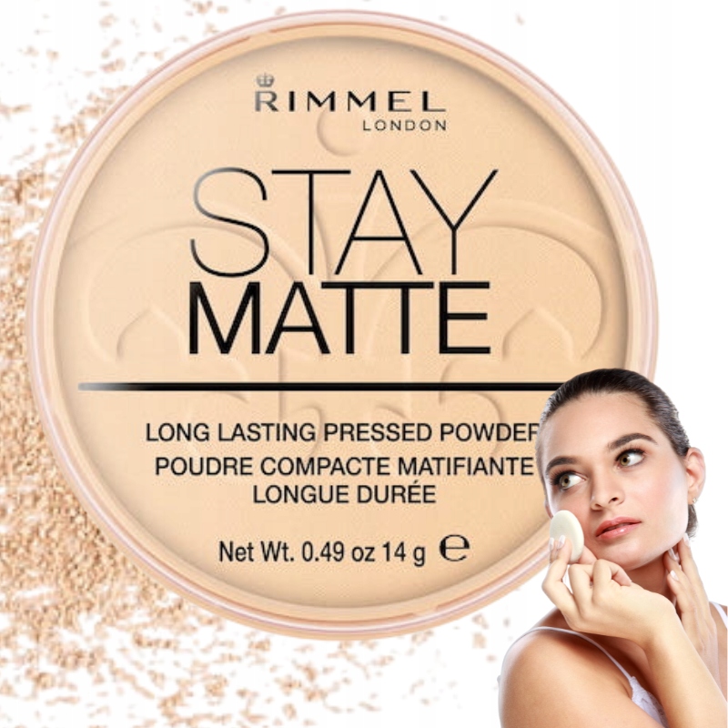 RIMMEL Stay Matte puder prasowany 001 Transparent