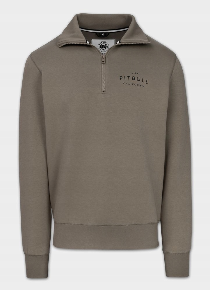 Pánská Mikina s zipem Pitbull Sampson Half Zip je pohodlná a lehce elastická