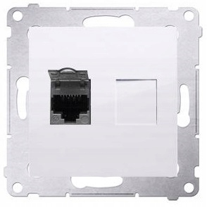 Simon 54 Jednotlivá síťová zásuvka RJ45 D61E.01 Kontakt Simon