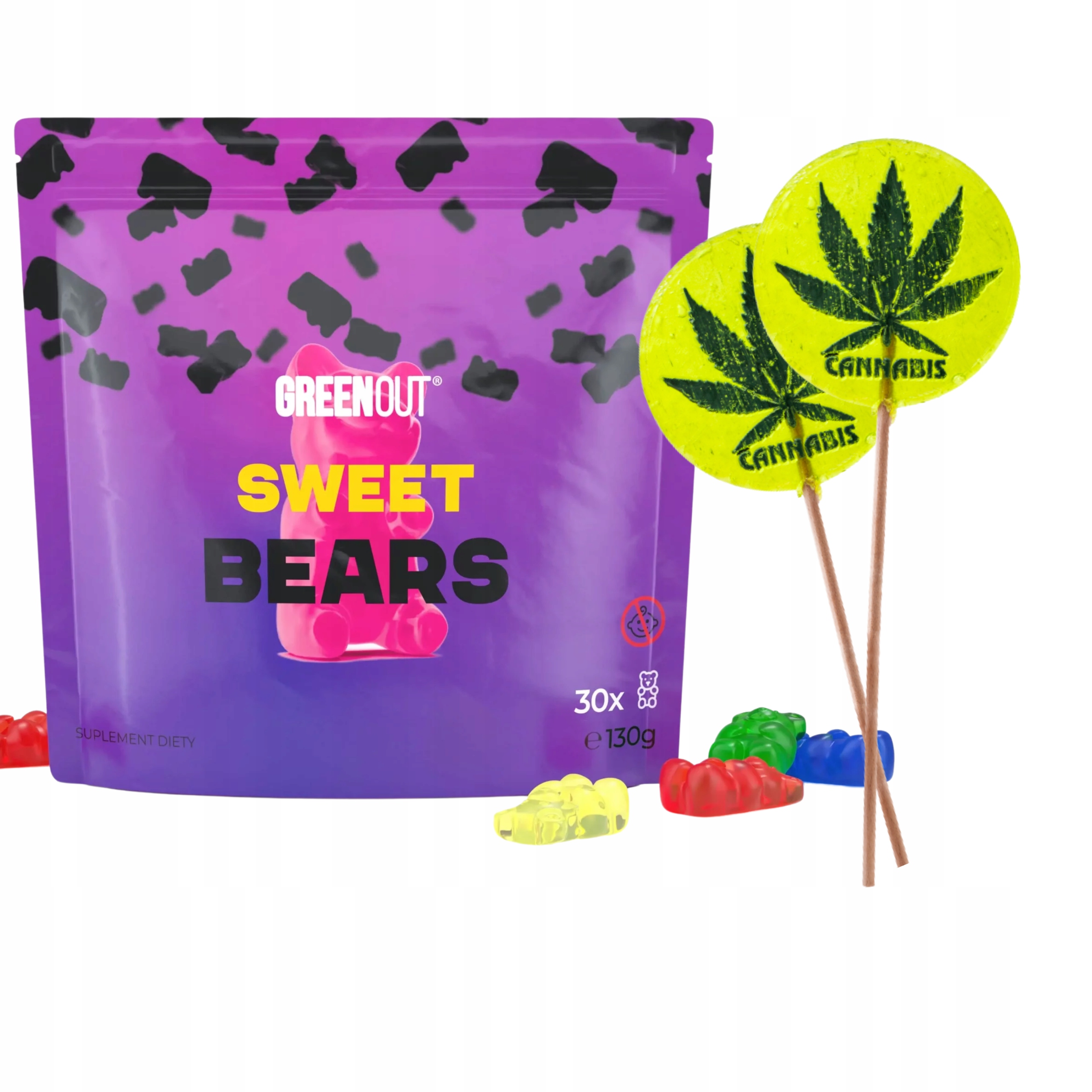 

Żelki Cbd Green Out Jelly Beans 250mg 30 szt. Nowe