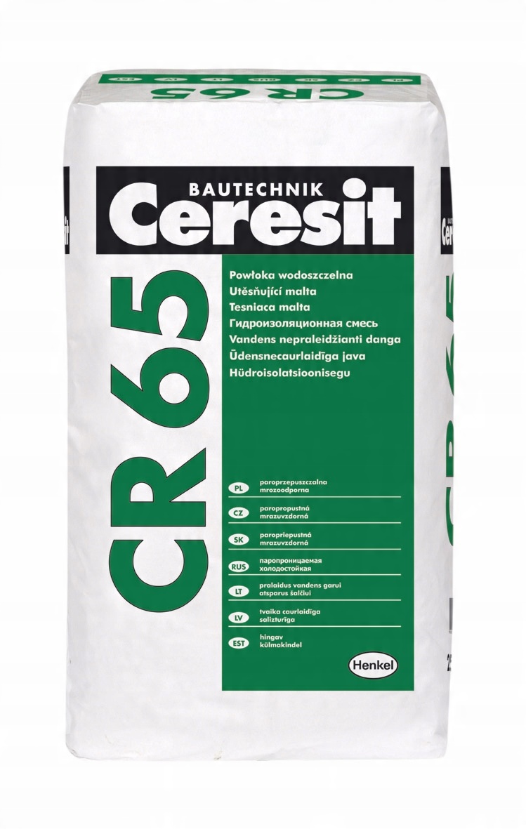 

Ceresit CR65 powłoka zaprawa wodoszczelna 25kg
