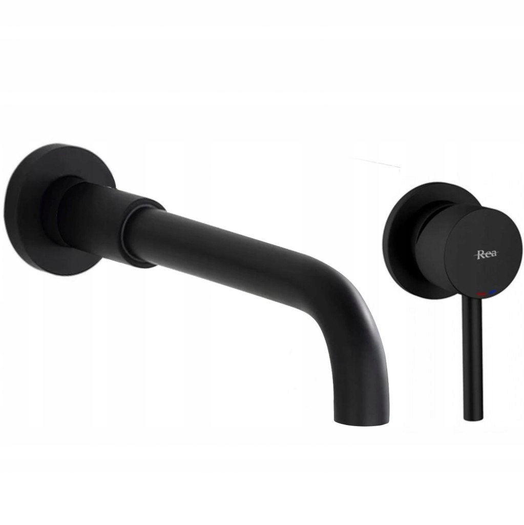 Umývadlová batéria Lungo Long čierna matná Box (REA-B0371) /sm/