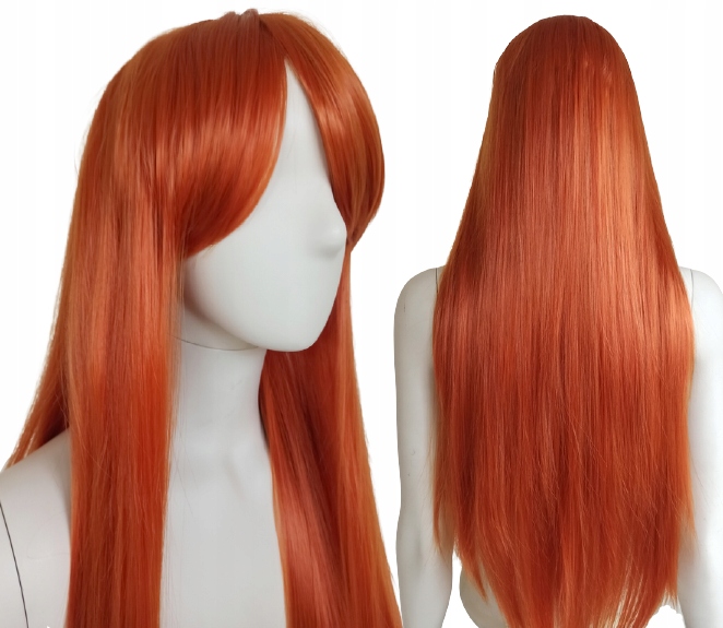 

Peruka Ruda Pomarańczowa długa 90cm cosplay anime