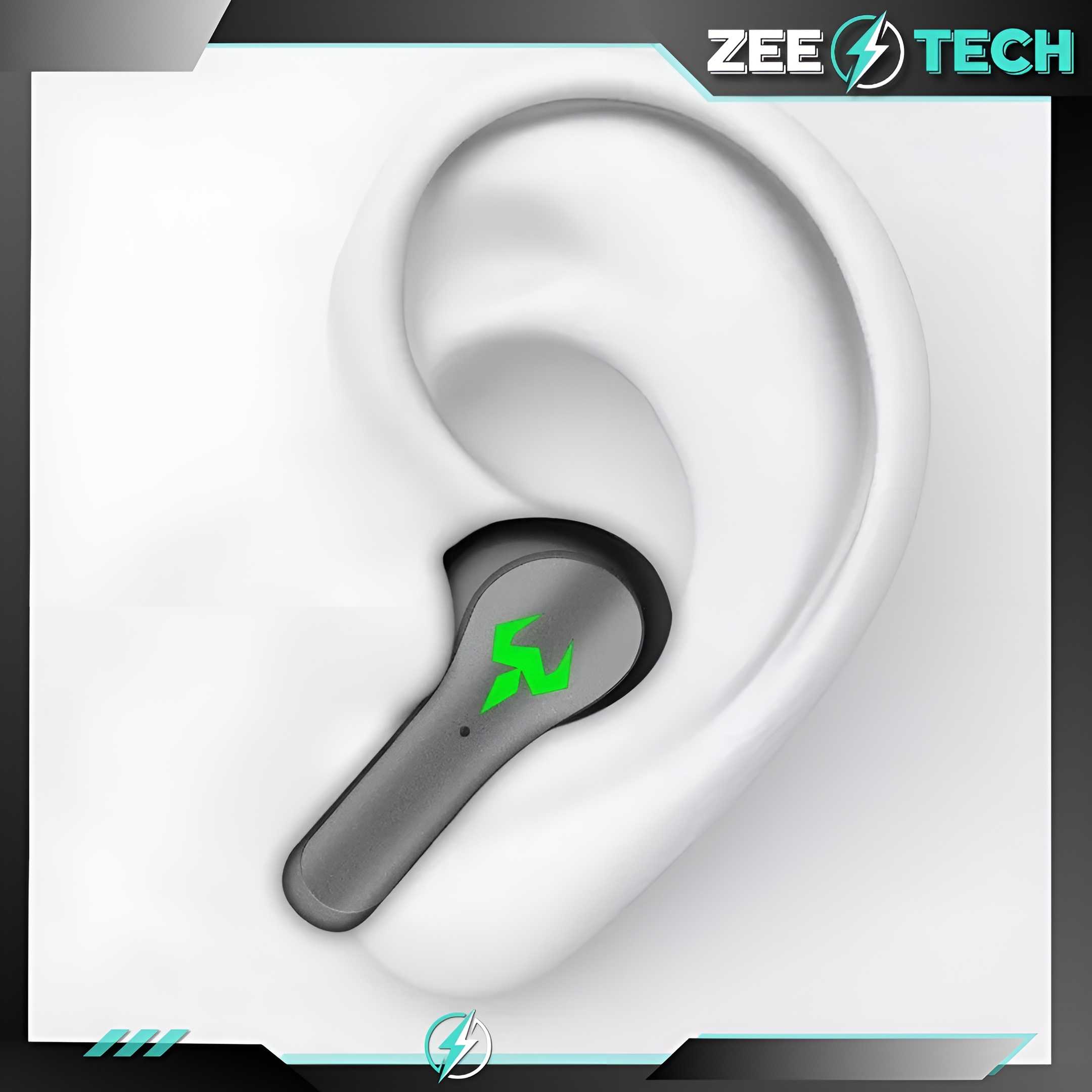 SŁUCHAWKI BEZPRZEWODOWE DOUSZNE Z MIKROFONEM BLUETOOTH SPORTOWE GAMINGOWE Czas pracy 6 h