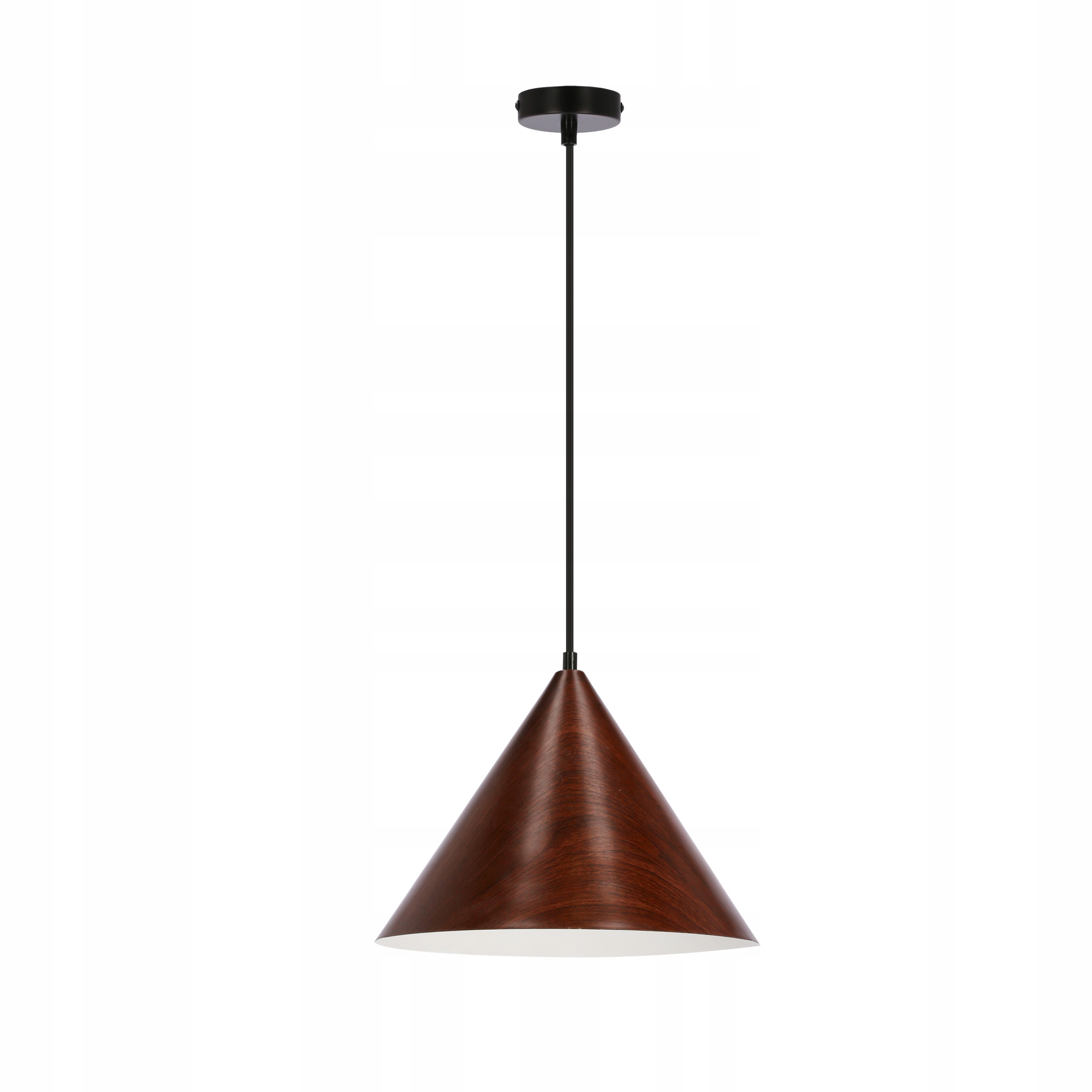 Závěsná lampa Stínidlo Tmavý Ořech ve tvaru kužele 32 cm Jednotlivá