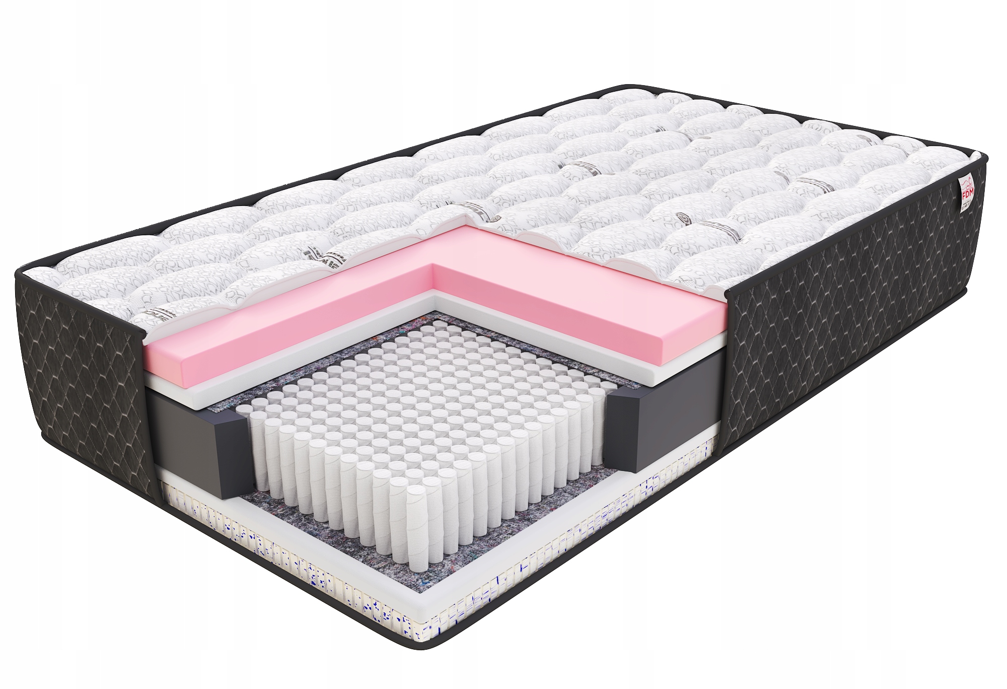Matrace 140x200 micropocket latex visco Fdm Tasso