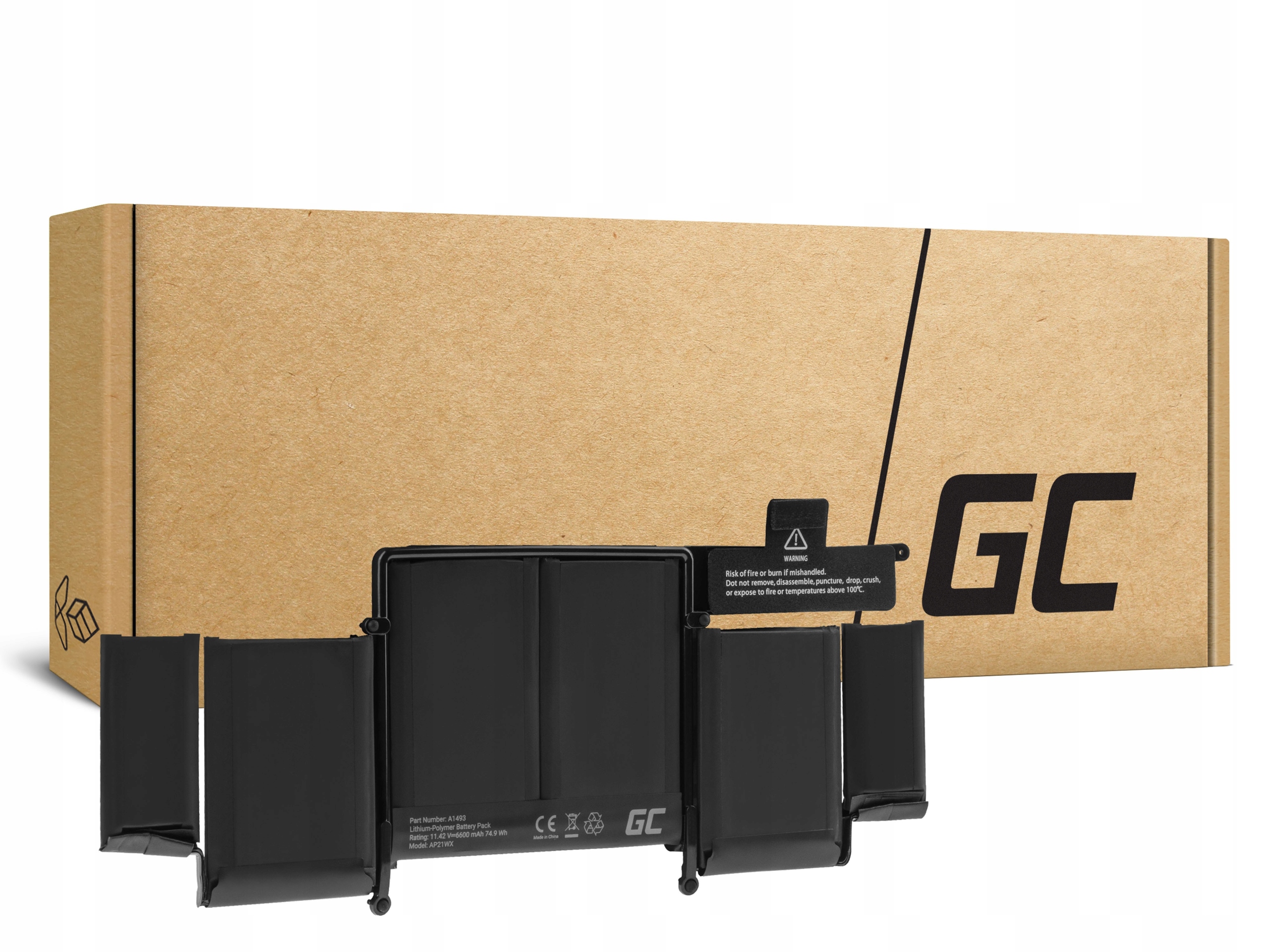 Bateria A1493 do Apple MacBook Pro 13 A1502 (Late 2013, Mid 2014)