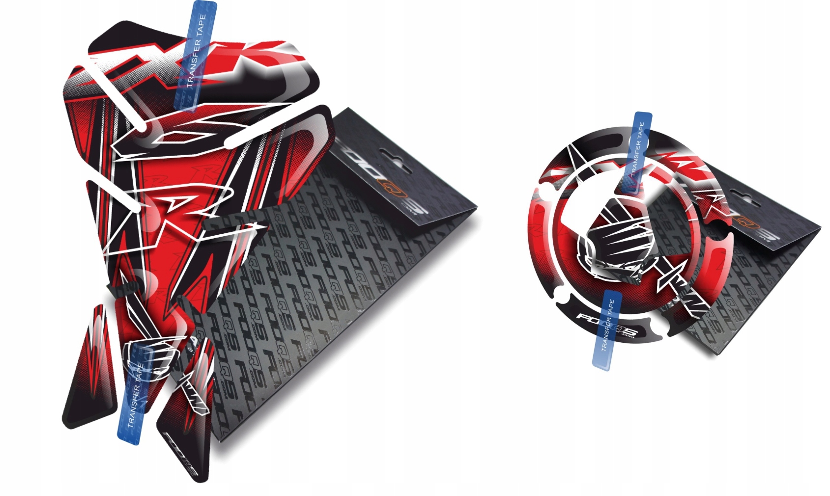 Tank-pad Cap-pad V1 od firmy Fooqs pro Kawasaki ZX-6-R Červený