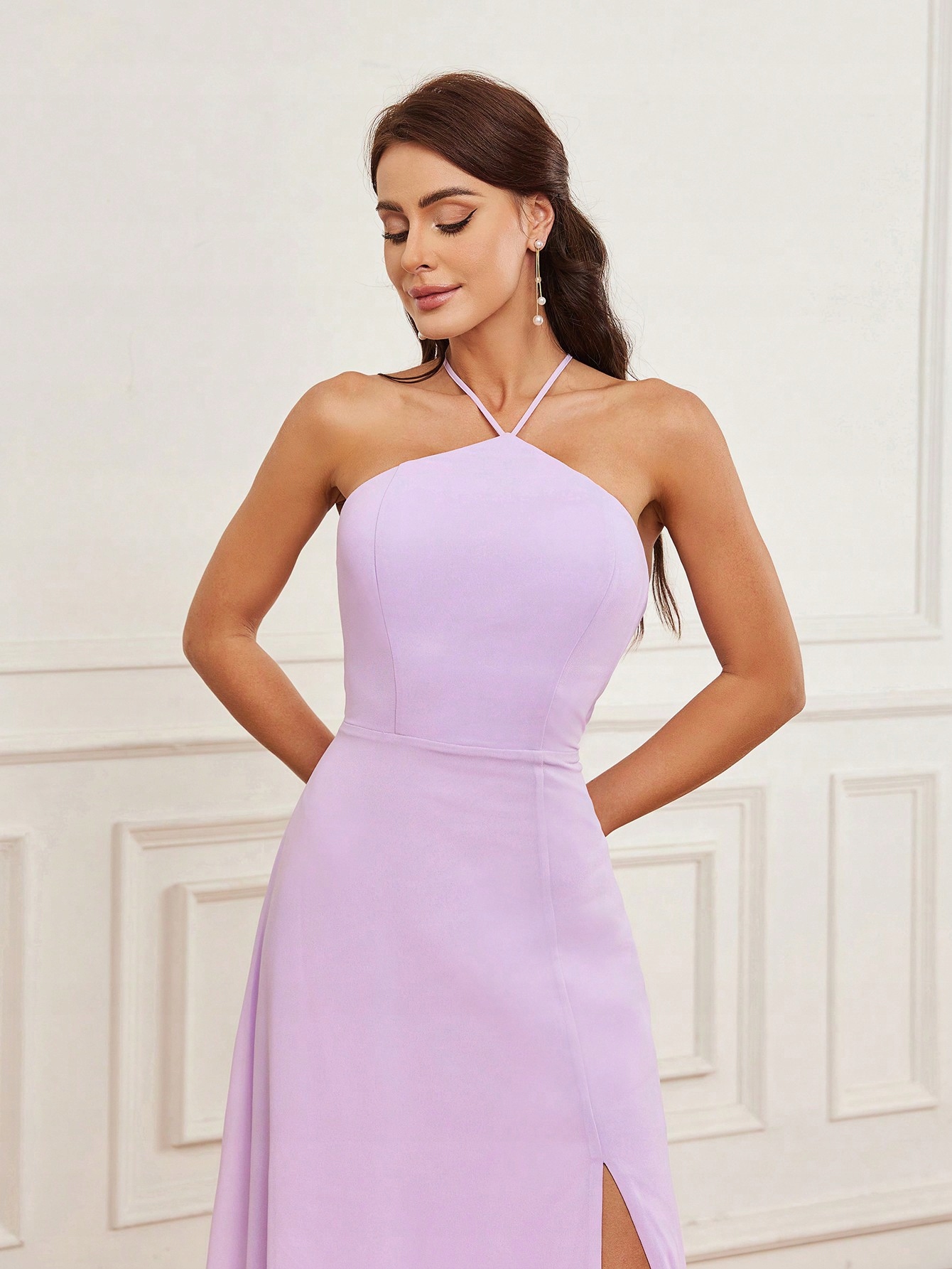 Šifonové Rozšířené Maxi Večerní Šaty S Odhalením Ramenem, Velikost 36