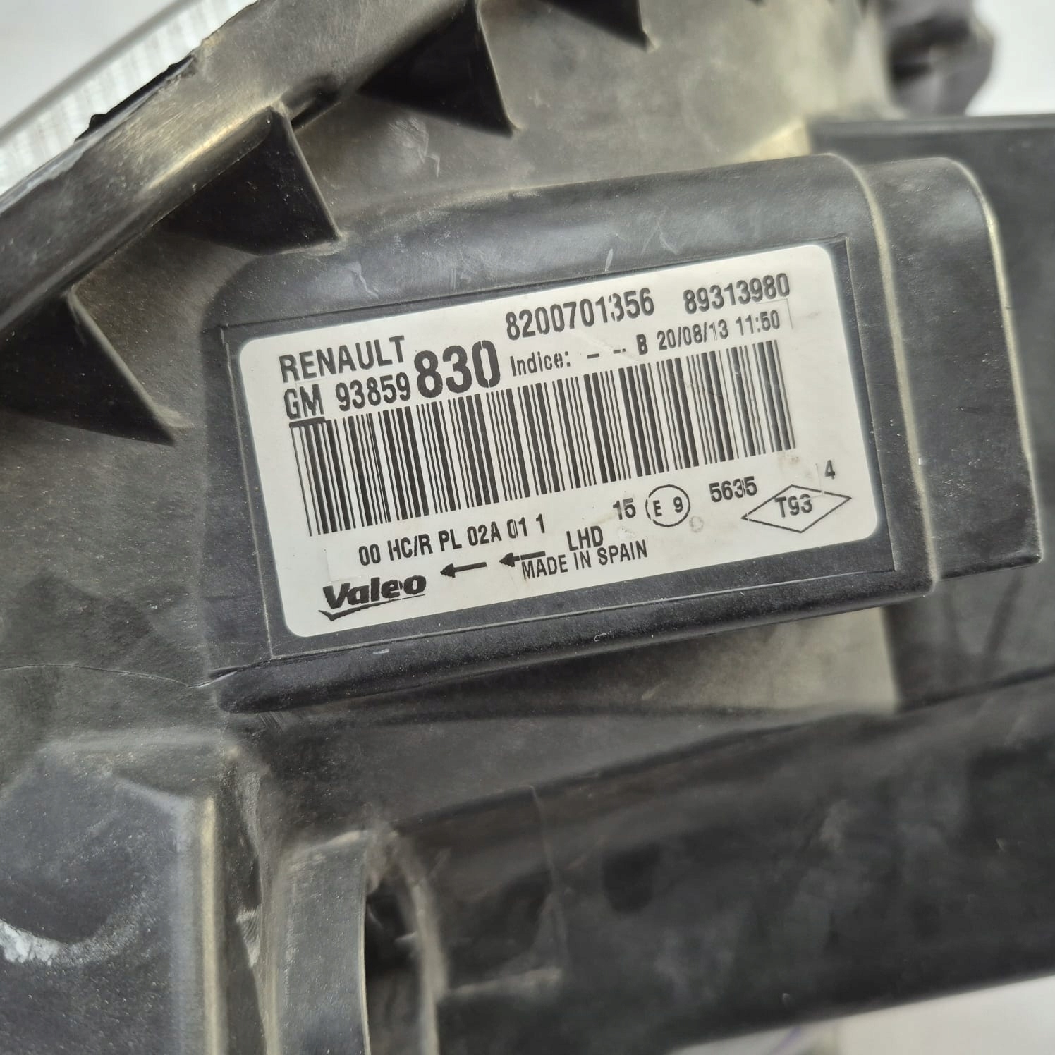 RENAULT TRAFIC II LIFT VIVARO 06- light right front front 8200701356
