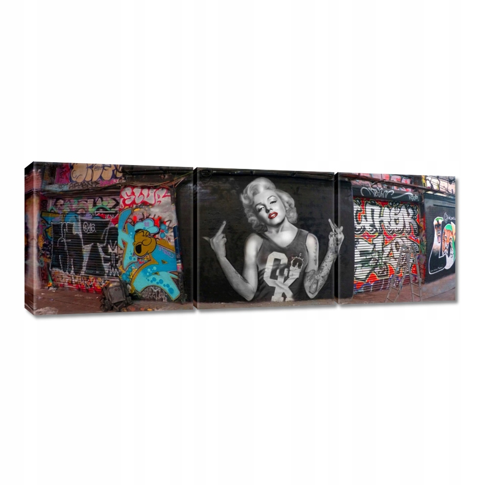 

Obrazy 90x30 Marilyn Monroe Graffiti