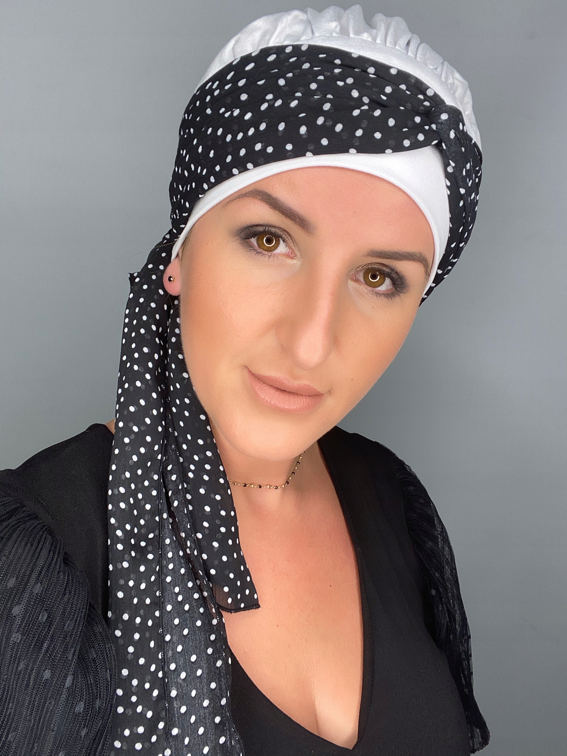 Turban Blanca Mousseline Bambus - Chusta 5/06