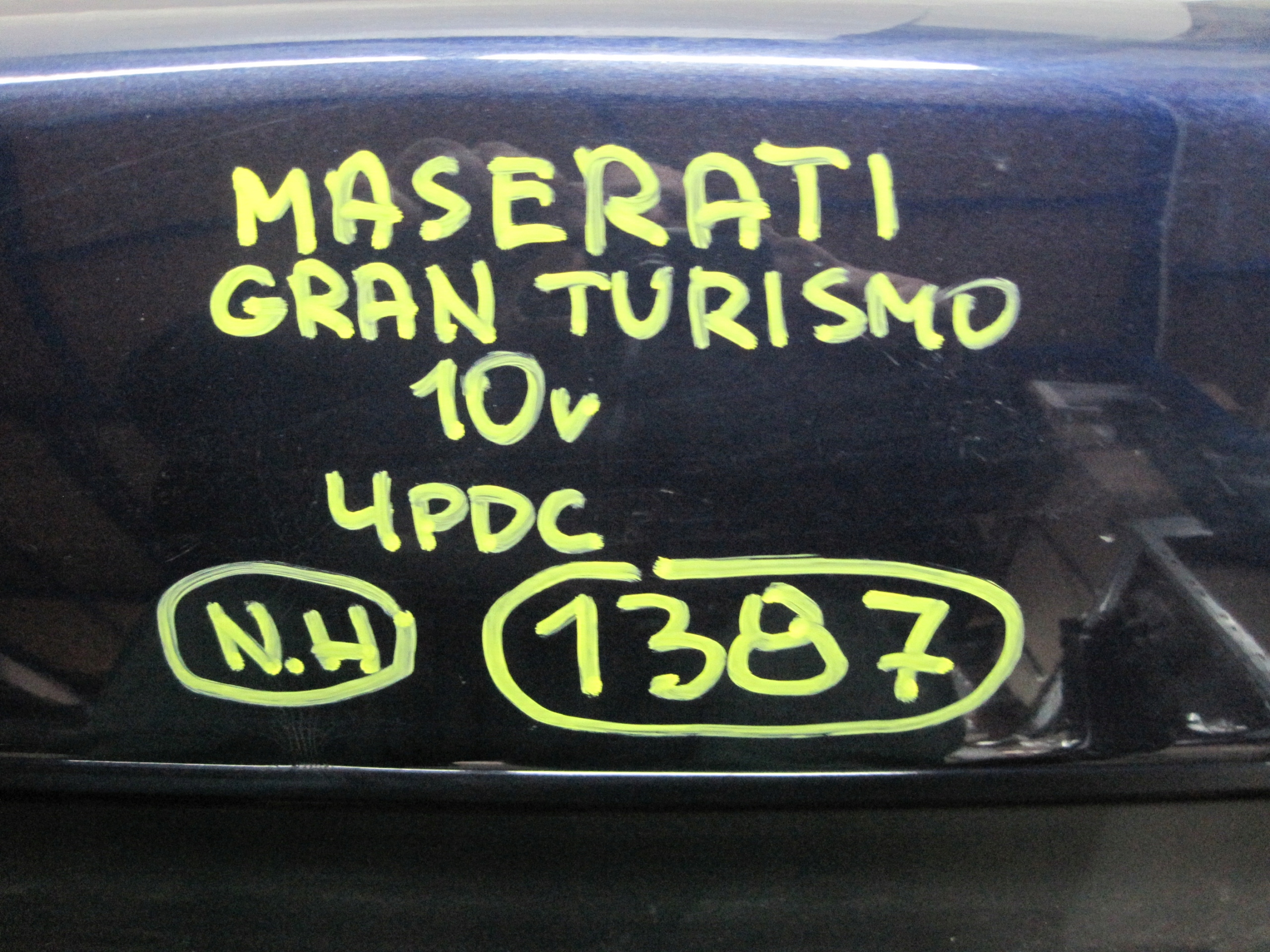 bumper rear part MASERATI GRAN TURISMO 4 PDC 10R