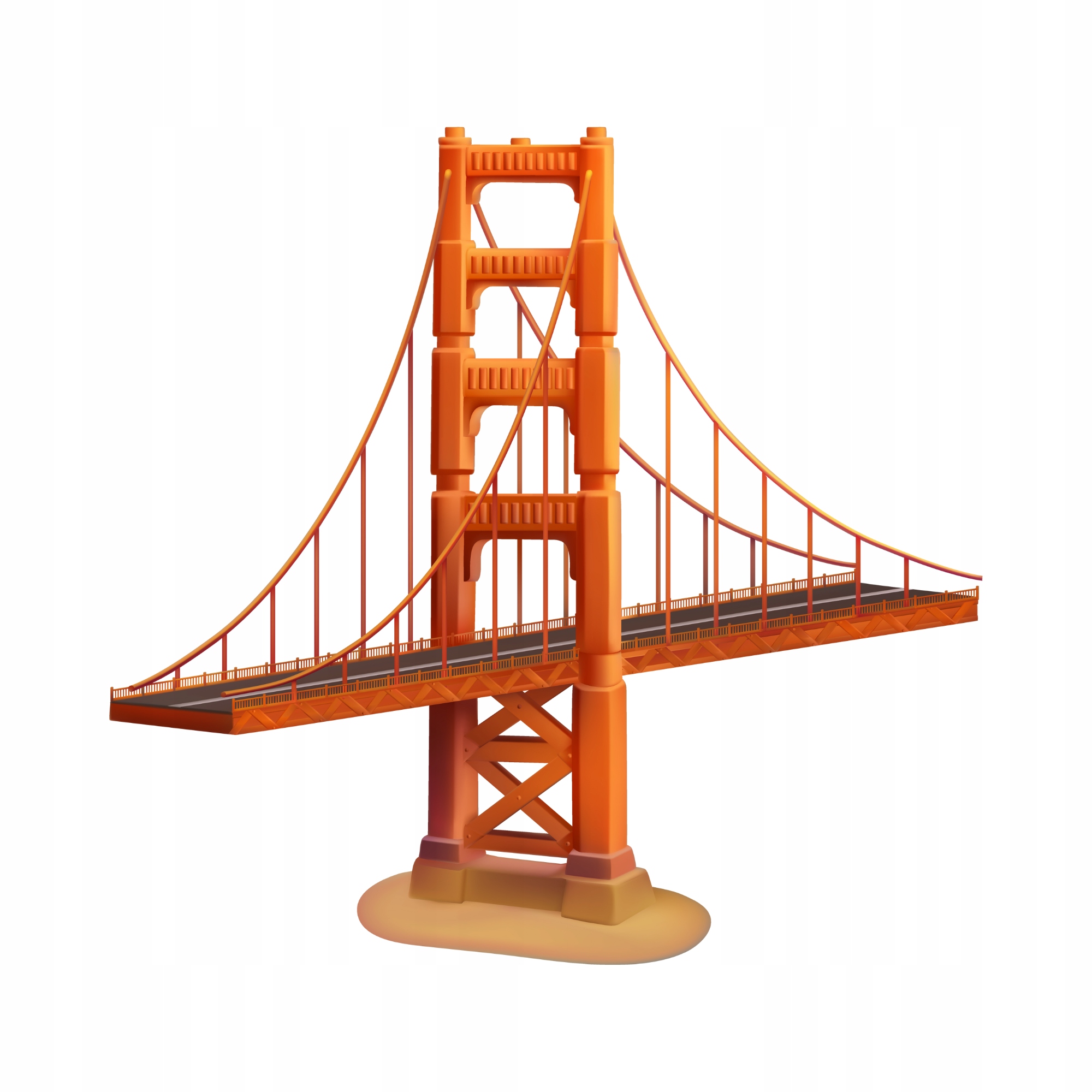 

Naprasowanka na ubrania San Francisco Most Golden