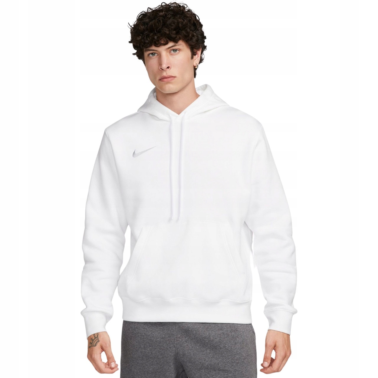 Pánská mikina Nike Team Club 20 Hoodie bílá CW6894 101