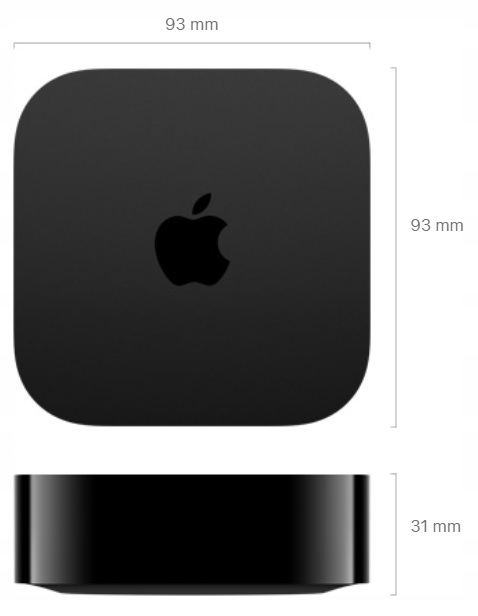 Apple TV 4K 128GB WiFi+Ethernet, Thread Producent płyty głównej Apple