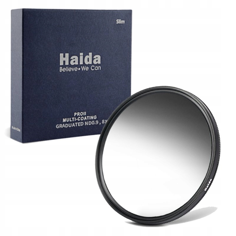 Poloviční šedý filtr Haida Proii GND8 Slim 67 mm