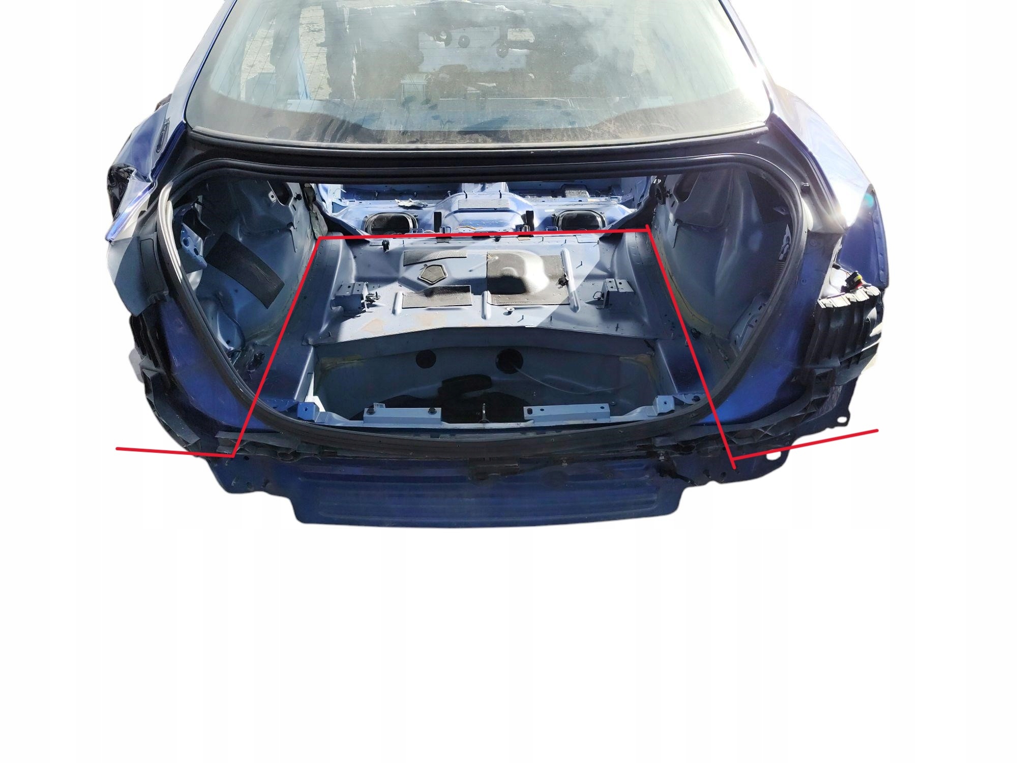 rear panel sump MASERATI GHIBLI III (13-17) LAK: 406/C