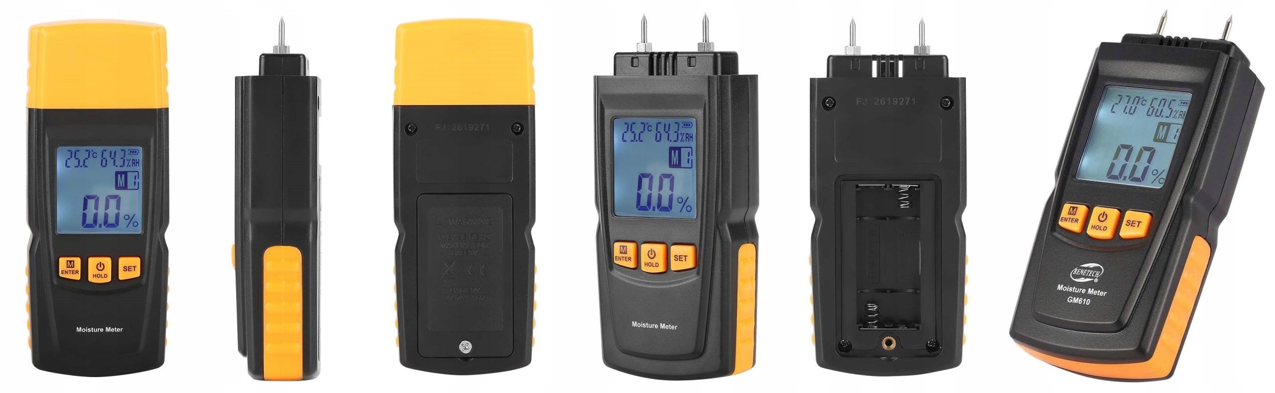 Wilgotnościomierz GM610 Informacje o bezpieczeństwie CE