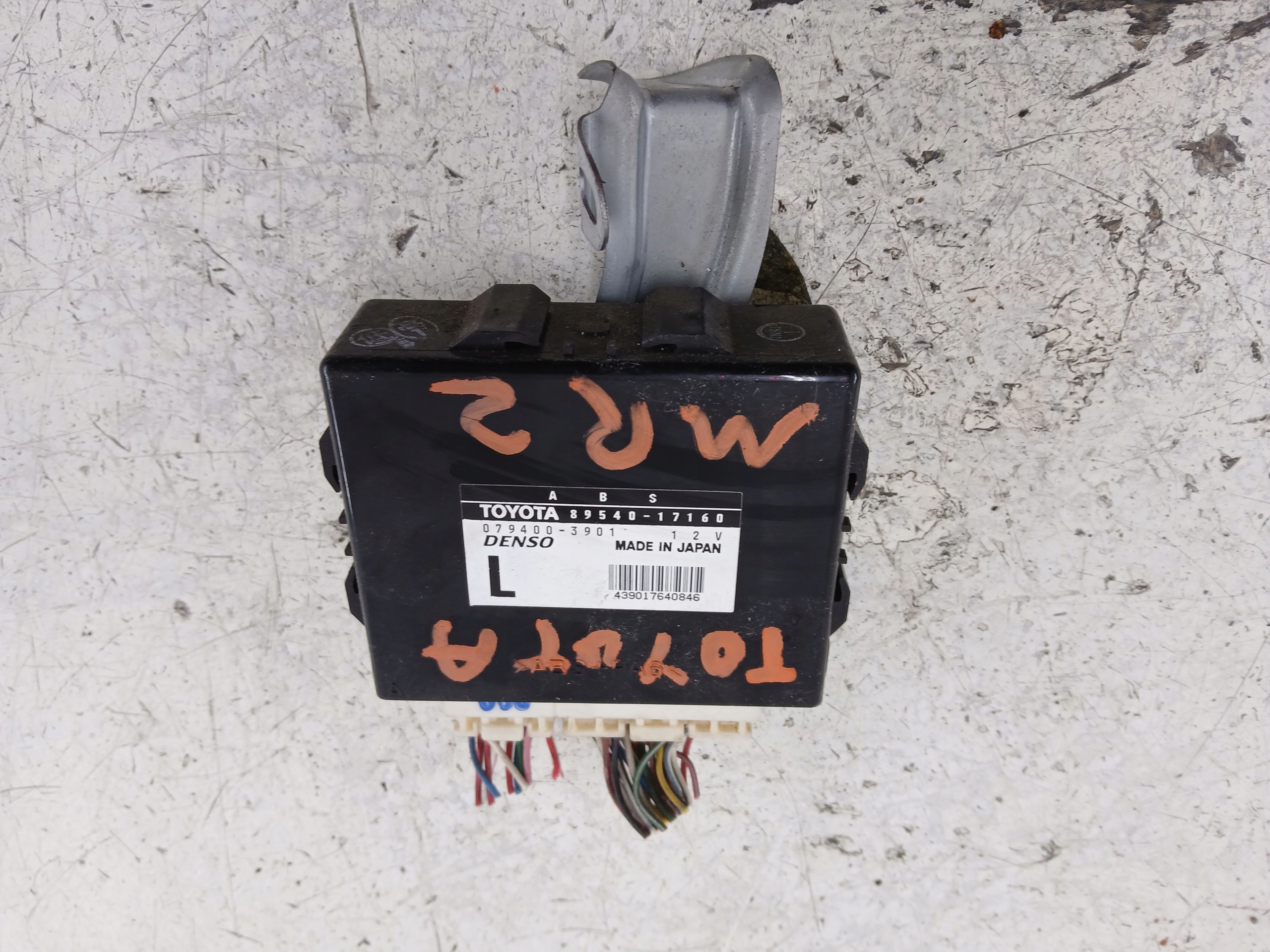 TOYOTA MR2 III ZZW30 module control unit POMPY ABS 89540-17160