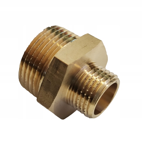 

Mosiężny Nypel Redukcyjny 1'' x 1/2'' Mocny Polski
